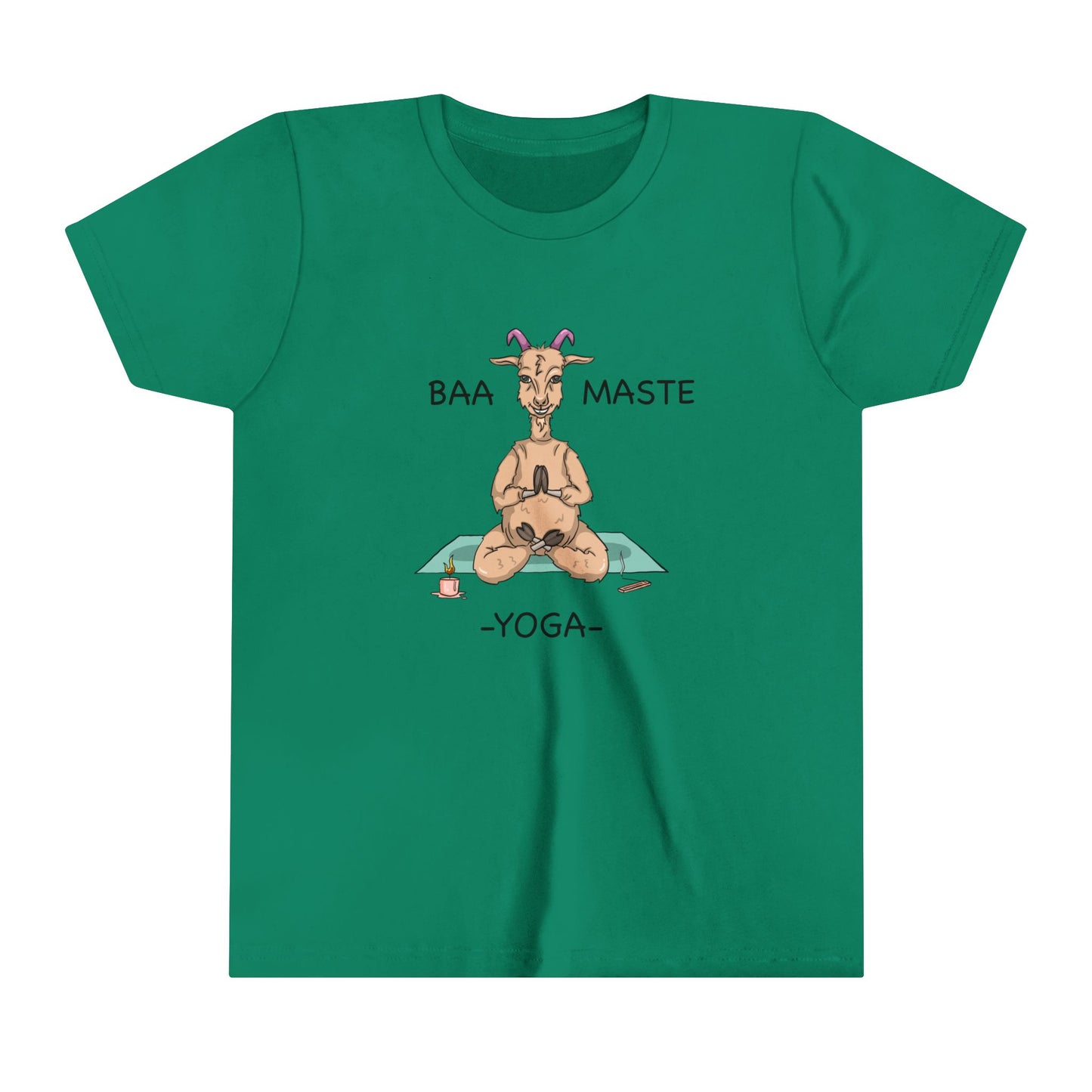 Baaa-Maste Yoga-Youth Short Sleeve Tee-Cartoon Yoga