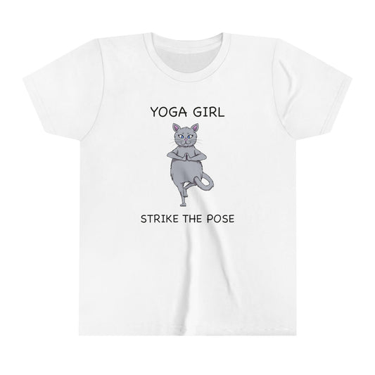 Strike the Pose Yoga-Youth Short Sleeve Tee-Cartoon Yoga