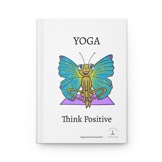 Hardcover Journal Matte-Butterfly By Cartoon Yoga-Kids