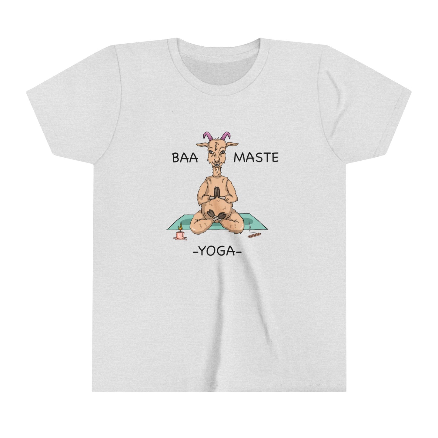 Baaa-Maste Yoga-Youth Short Sleeve Tee-Cartoon Yoga