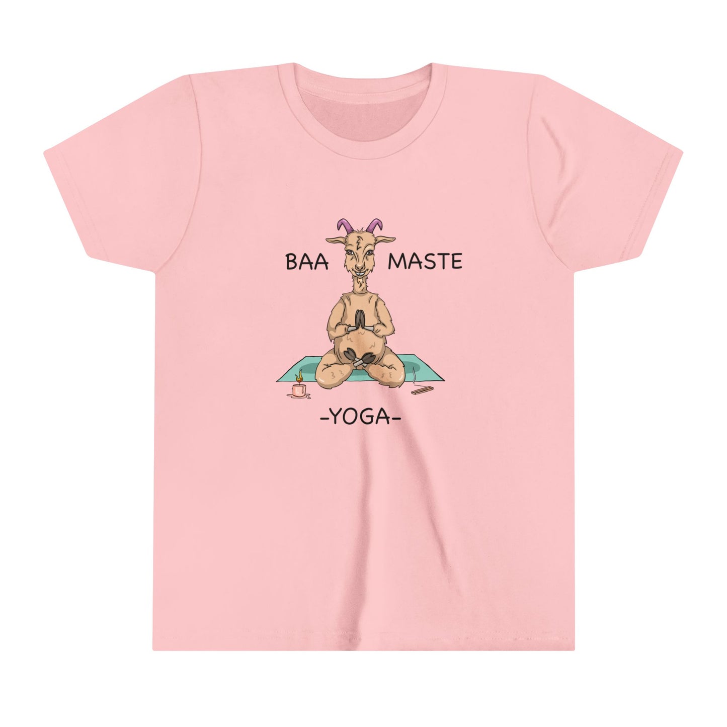 Baaa-Maste Yoga-Youth Short Sleeve Tee-Cartoon Yoga