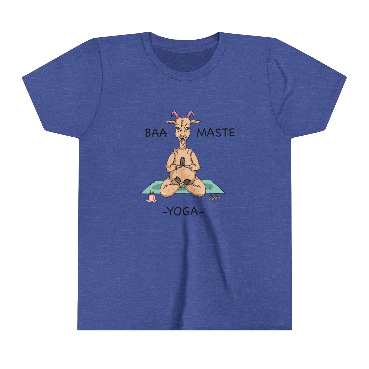 Baaa-Maste Yoga-Youth Short Sleeve Tee-Cartoon Yoga