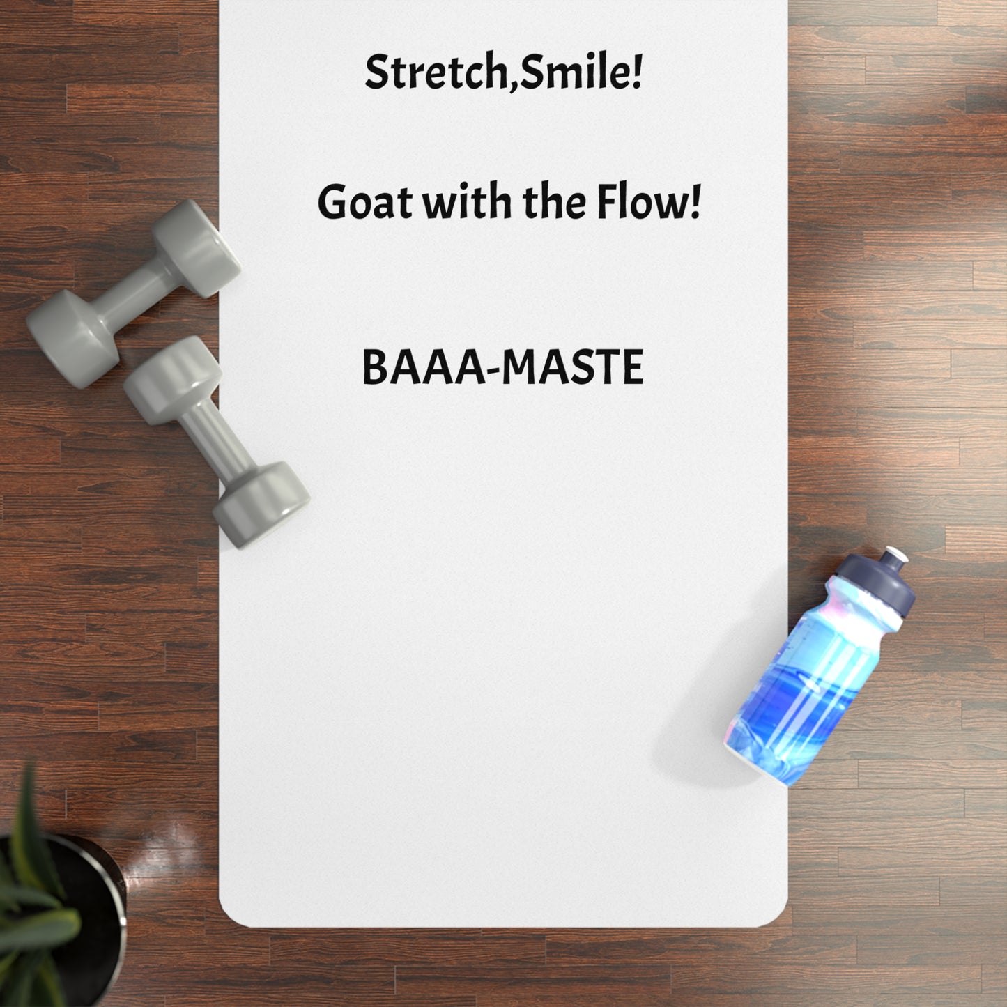 Goat Yoga Rubber Yoga Mat