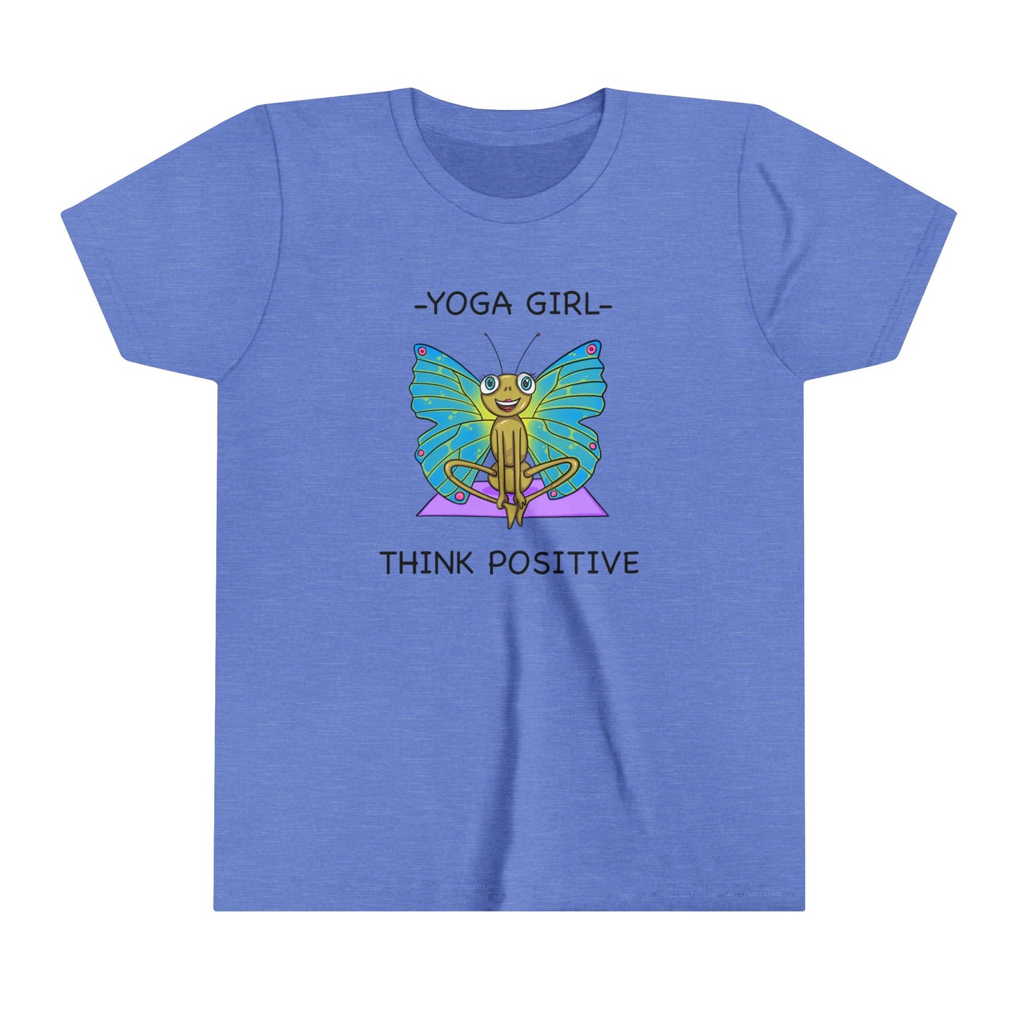 Butterfly Yoga-Youth Short Sleeve Tee-Cartoon Yoga