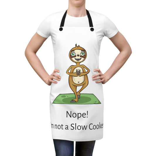 Sloth-Slow Cooker Apron (AOP)