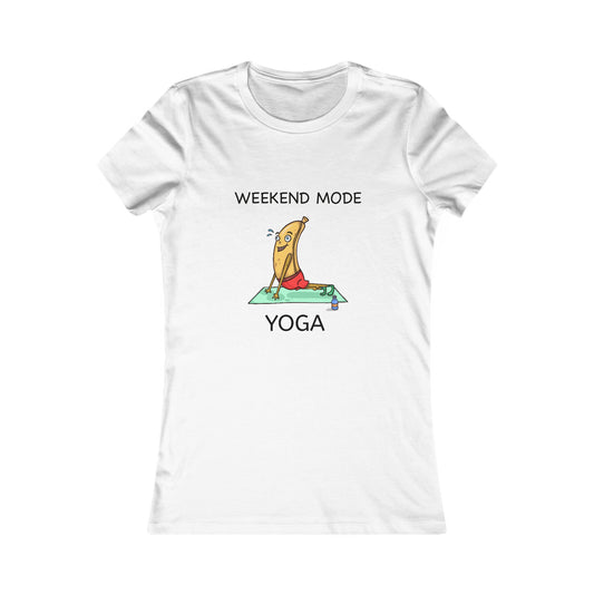 Banana Republic Yoga-Women's Favorite Tee-Cartoon Yoga